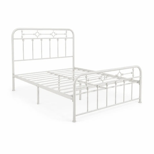 Metallbett Weiß 200x140 cm